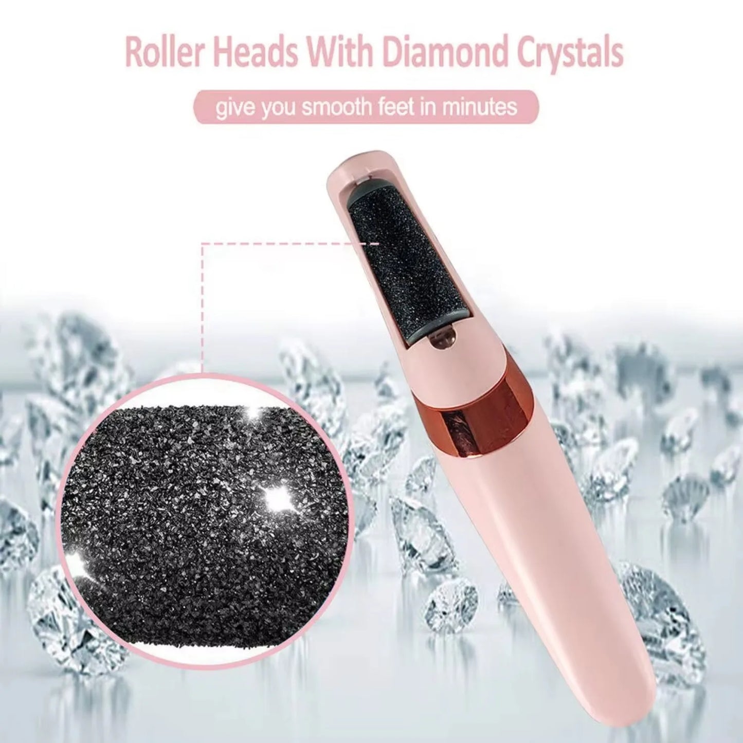 Rechargeable Electric Callus Remover – Cordless Foot File for Smooth and Soft Heels