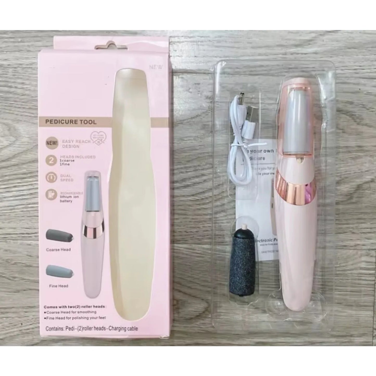 Rechargeable Electric Callus Remover – Cordless Foot File for Smooth and Soft Heels