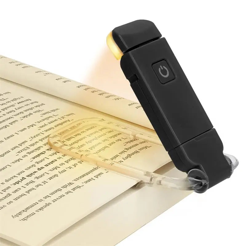 LED USB Rechargeable Book Light – Portable Clip Reading Lamp with Eye Protection