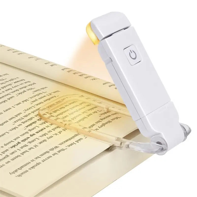LED USB Rechargeable Book Light – Portable Clip Reading Lamp with Eye Protection