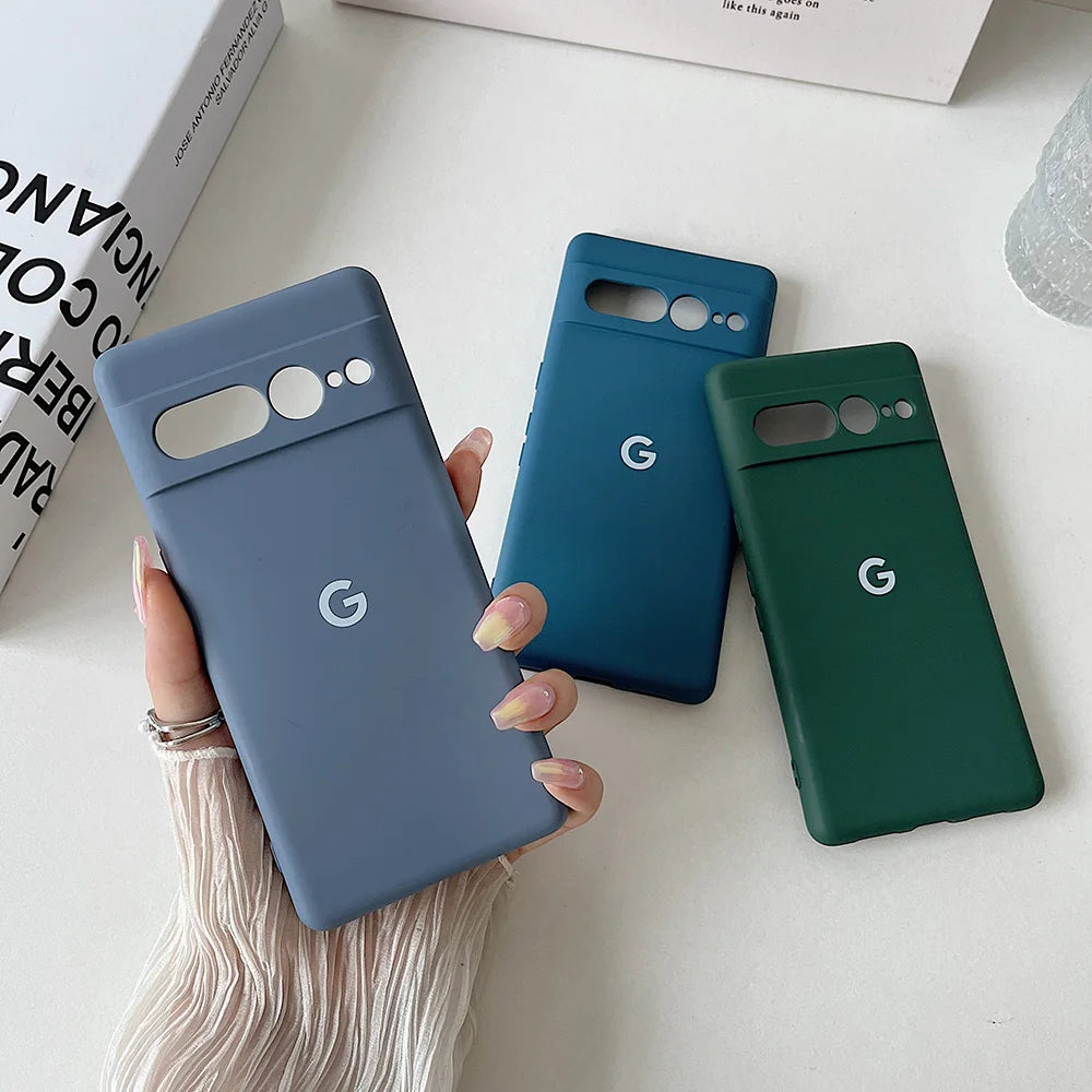 Silky Silicone Soft-Touch Case for Google Pixel