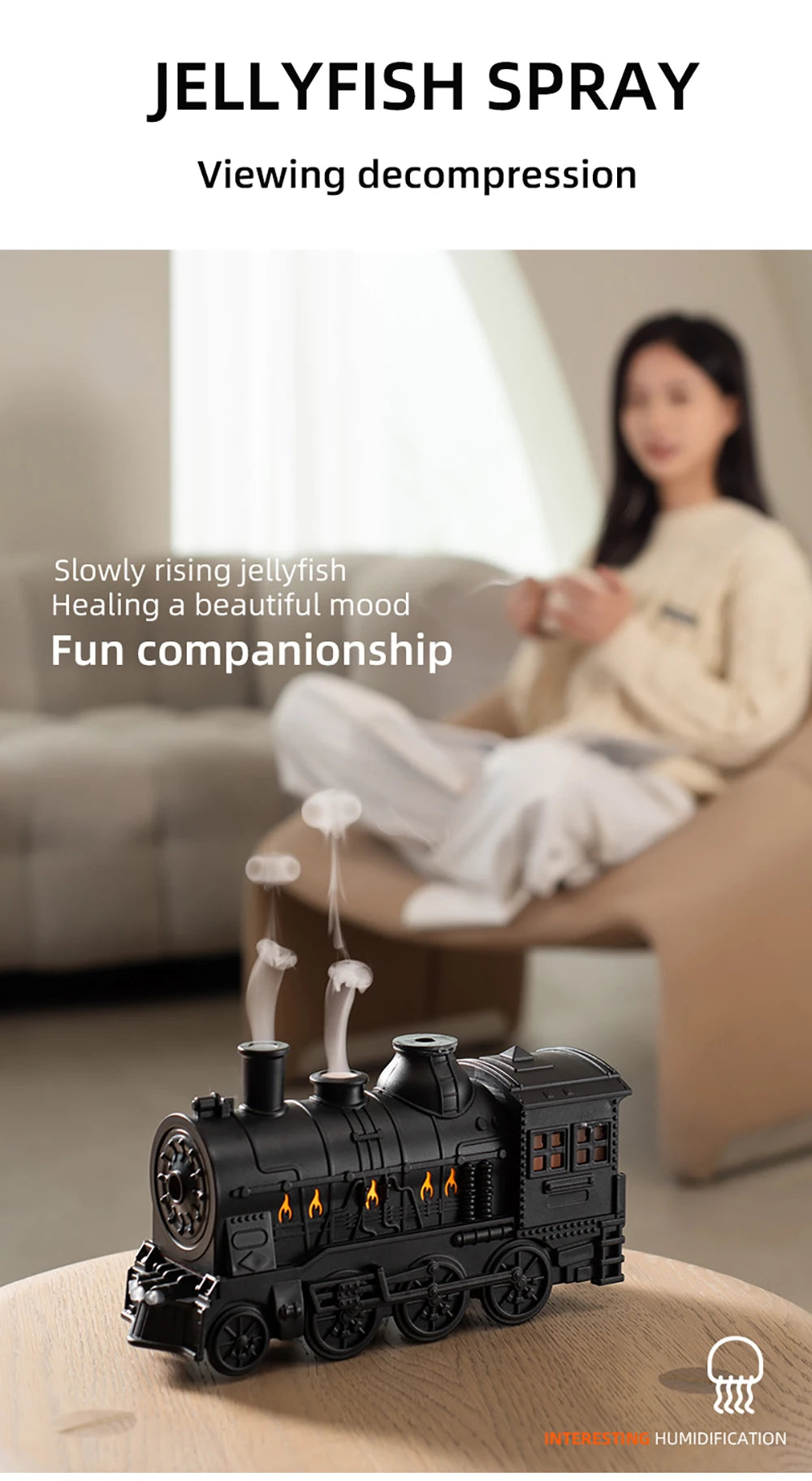 Train Shape Mini Aromatherapy Machine
