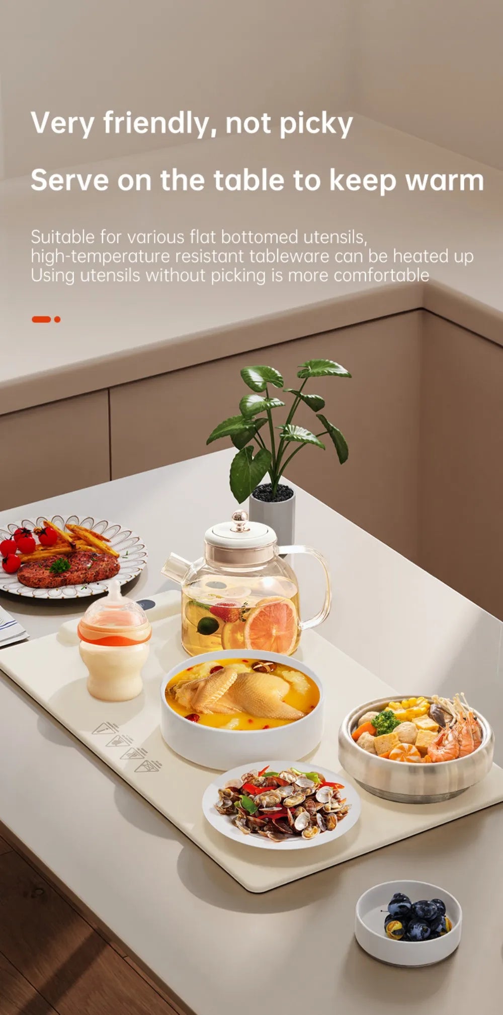 Flexible Silicone Heating Plate with Temperature Control