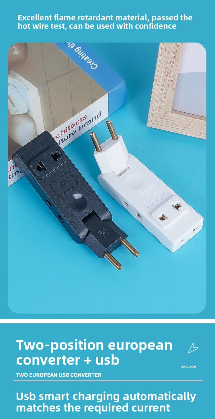Electrical Outlet Extender – 180° Rotating Adjustable Power Socket