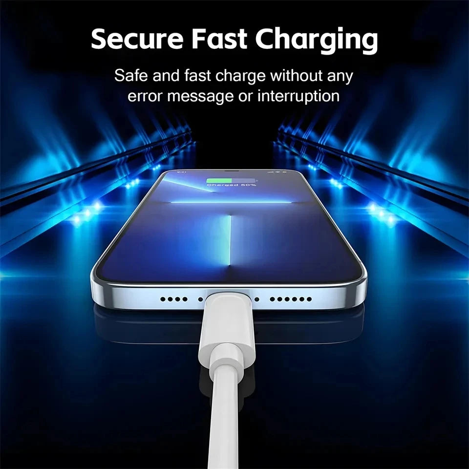 Original 30W USB Cable for Apple iPhone Fast Charging USB C to iOS Cable Charger