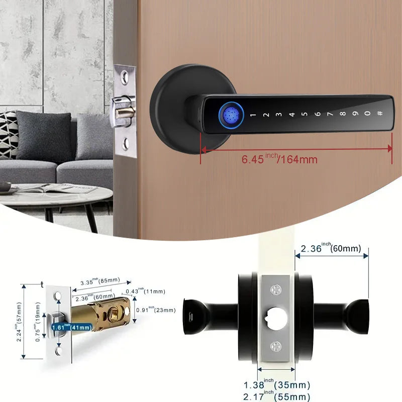 Tuya BLE Fingerprint Smart Door Lock