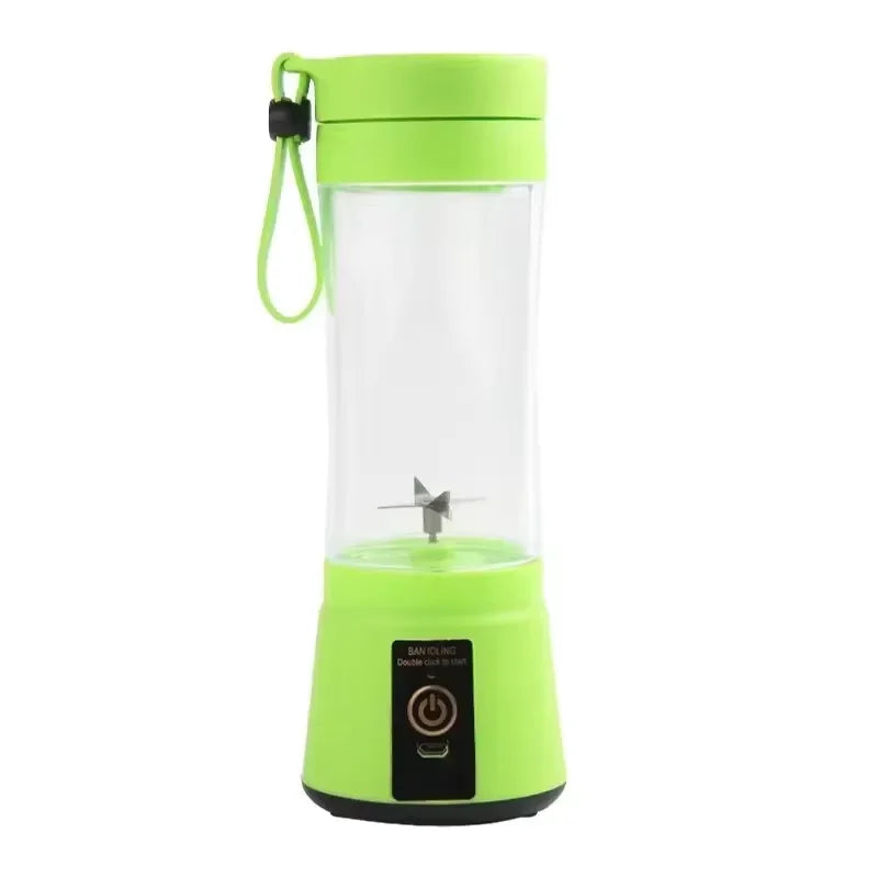 380ml Portable Electric Juicer – USB Rechargeable Mini Smoothie Blender for Travel and Kitchen Use