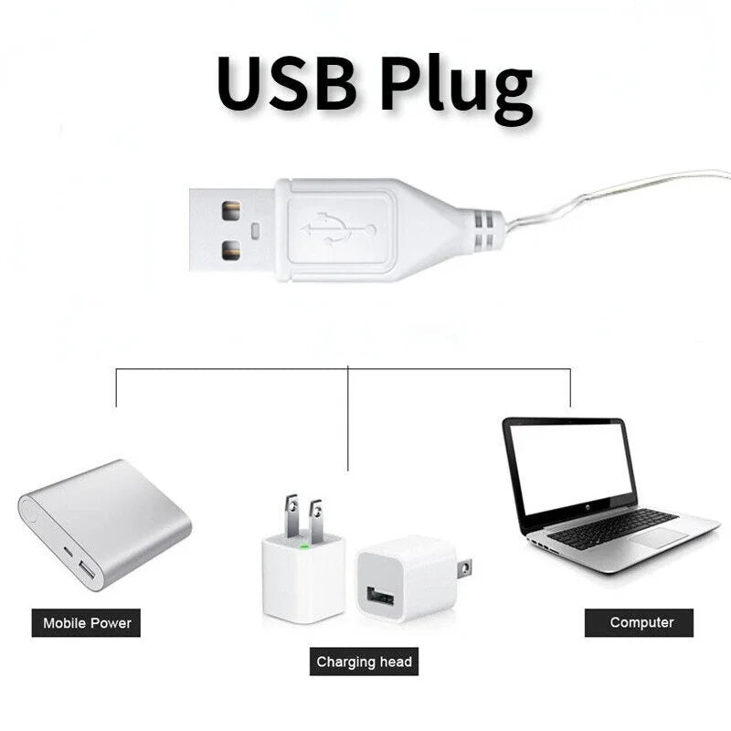 LED Desk Lamp 3 Levels Dimmable Touch Night Light USB Rechargeable Eye Protection Foldable Table Lamp