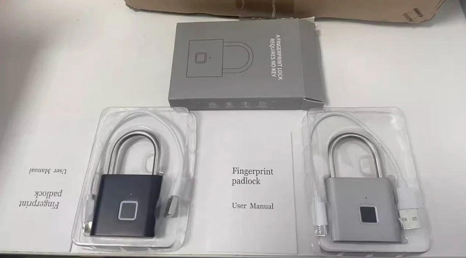 Keyless Smart Fingerprint Padlock – Secure, Modern, and Effortless Access
