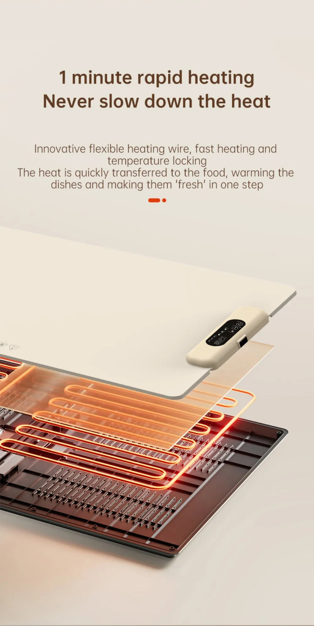 Flexible Silicone Heating Plate with Temperature Control