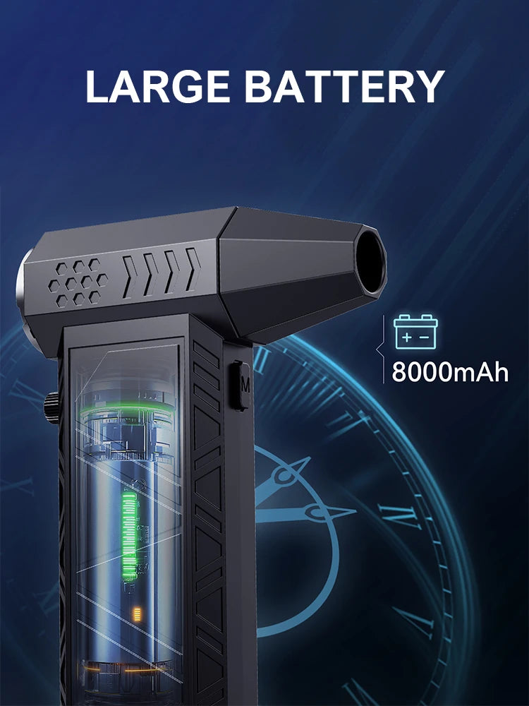 X9 Turbo Jet Fan – 300,000 RPM Brushless Air Blower & Vacuum Cleaner