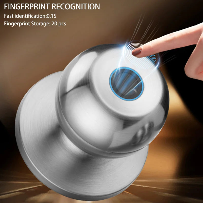 Biometric Fingerprint Smart Door Lock with Tuya App Control