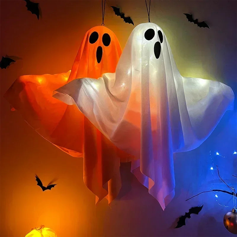 Halloween Hanging Ghost Decoration – Light-Up Flying Ghost for Indoor & Outdoor Halloween Parties