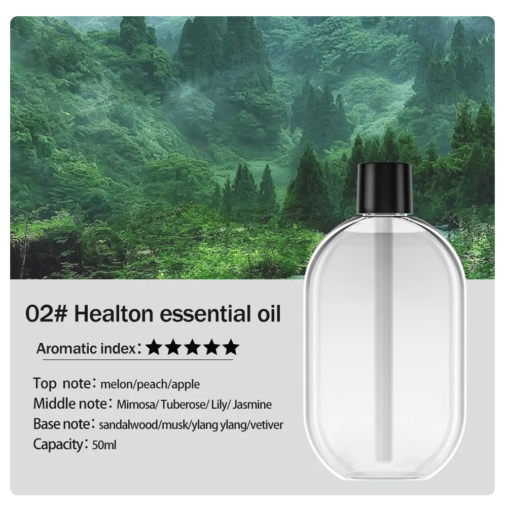 Rechargeable Portable Aroma Diffuser – Essential Oil Aromatherapy Machine with Timed Air Freshener Modes
