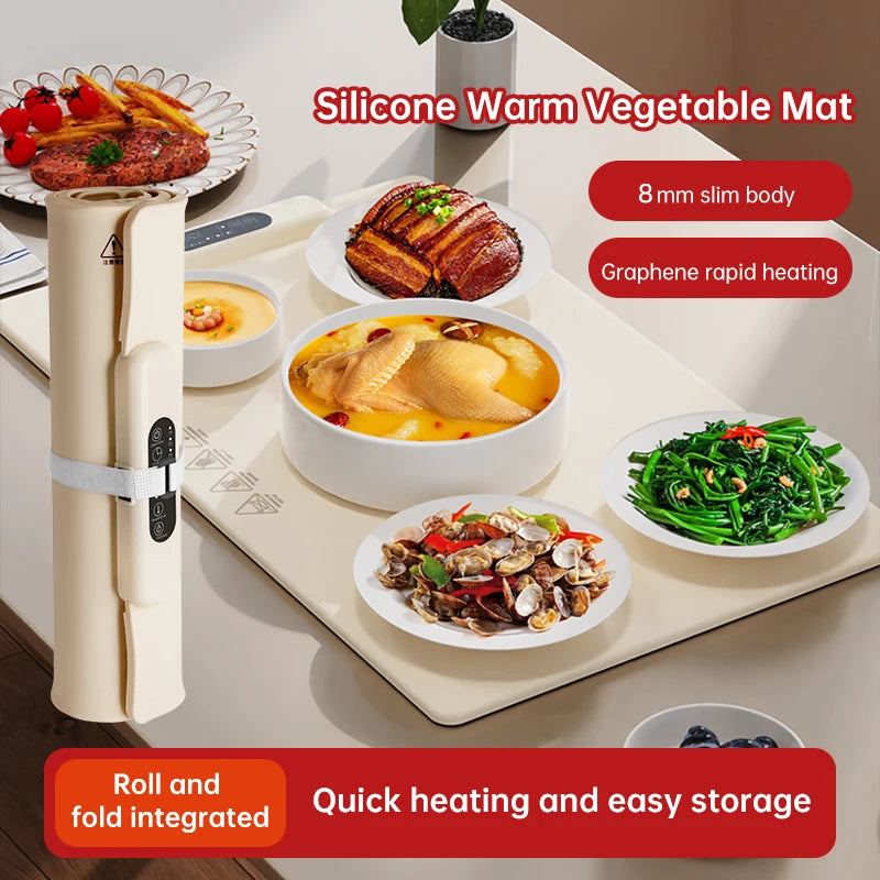 Flexible Silicone Heating Plate with Temperature Control