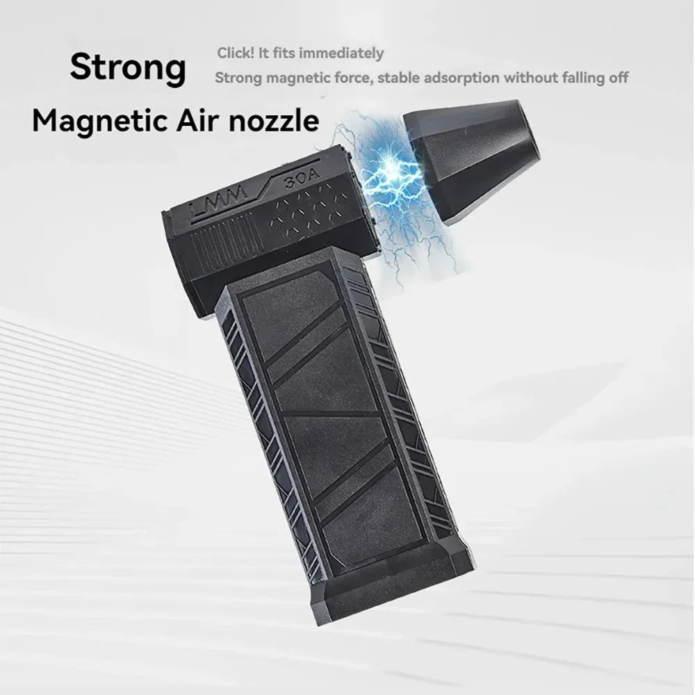 7.4V 130000RPM Brushless Mini Turbo Jet Fan – 4000mAh Rechargeable Air Blower