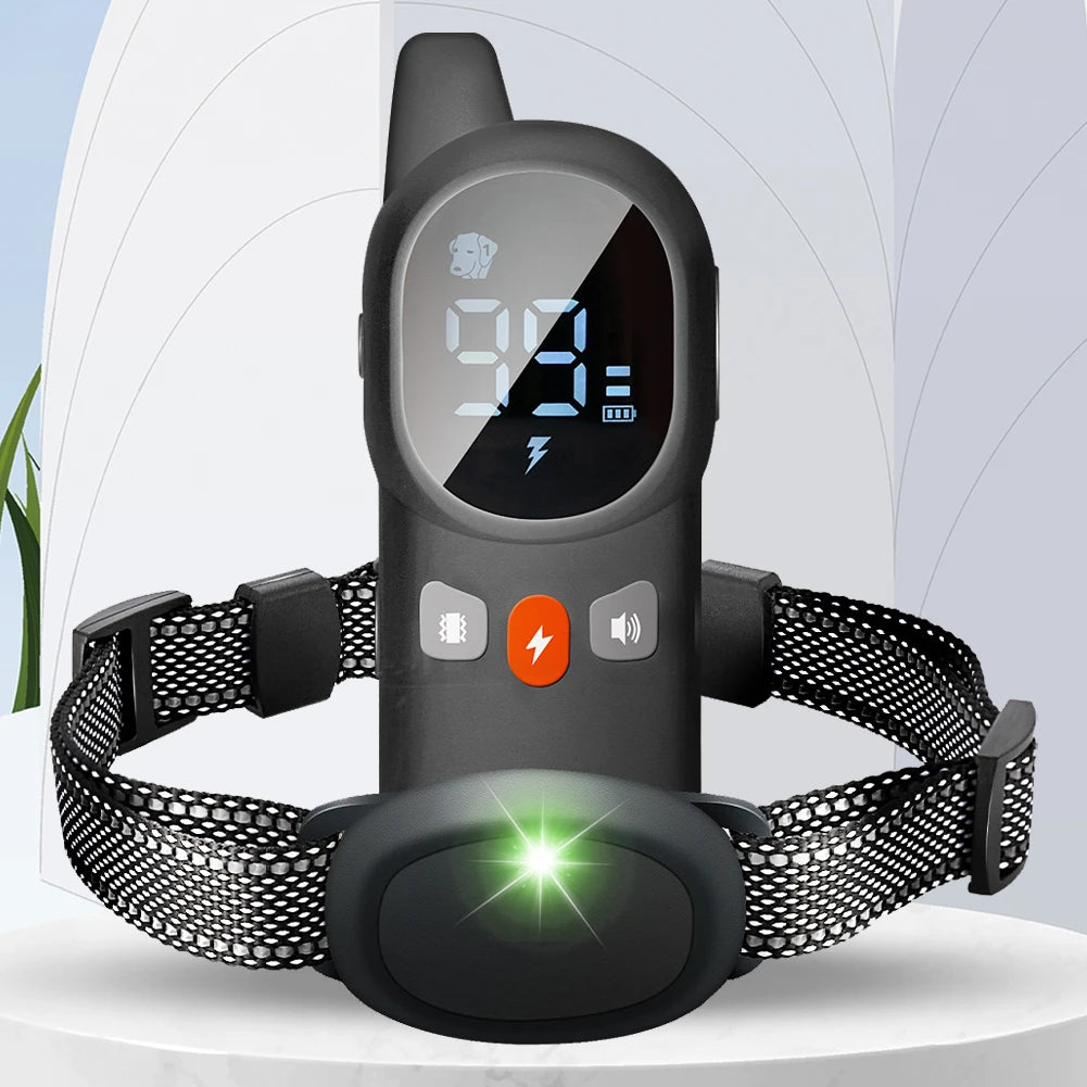 Electric Dog Training Collar – Waterproof E-Collar with Remote Control, Sound, Vibration, and Static Modes