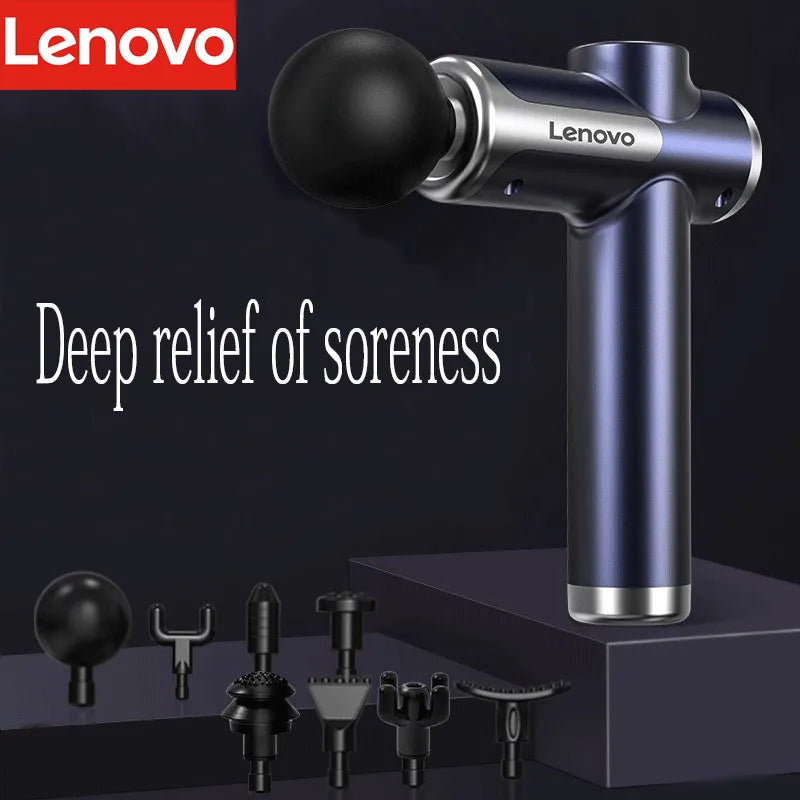 Lenovo Deep Tissue Massage Gun for Muscle Recovery and Relaxation