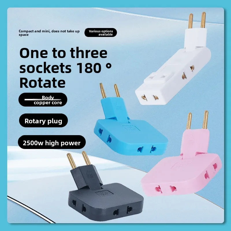 Electrical Outlet Extender – 180° Rotating Adjustable Power Socket