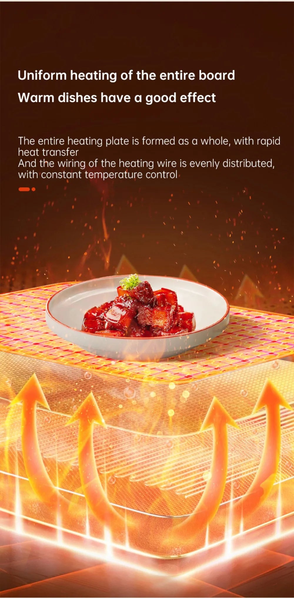 Flexible Silicone Heating Plate with Temperature Control
