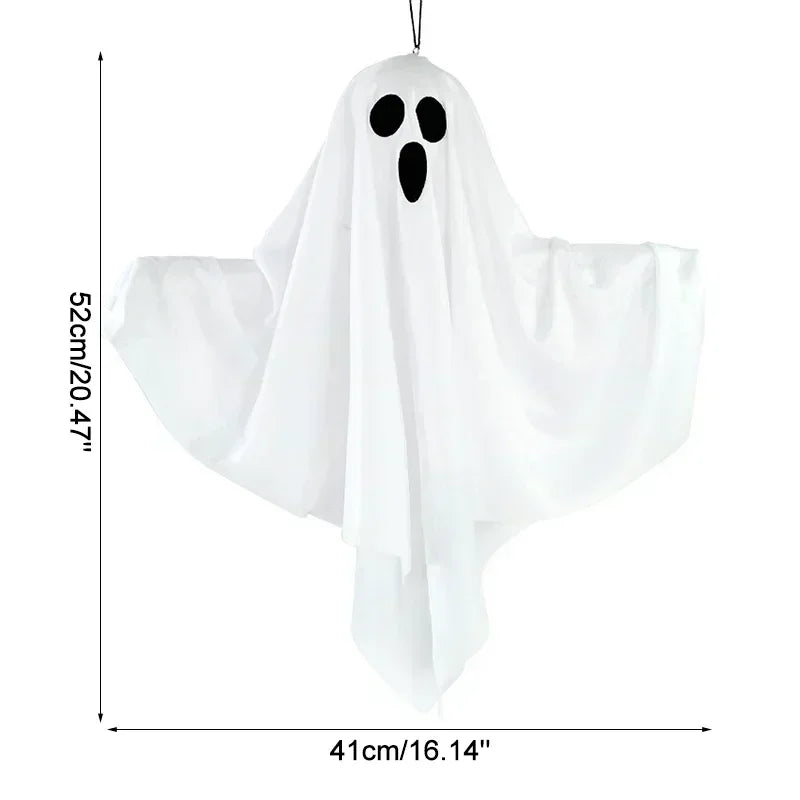 Halloween Hanging Ghost Decoration – Light-Up Flying Ghost for Indoor & Outdoor Halloween Parties