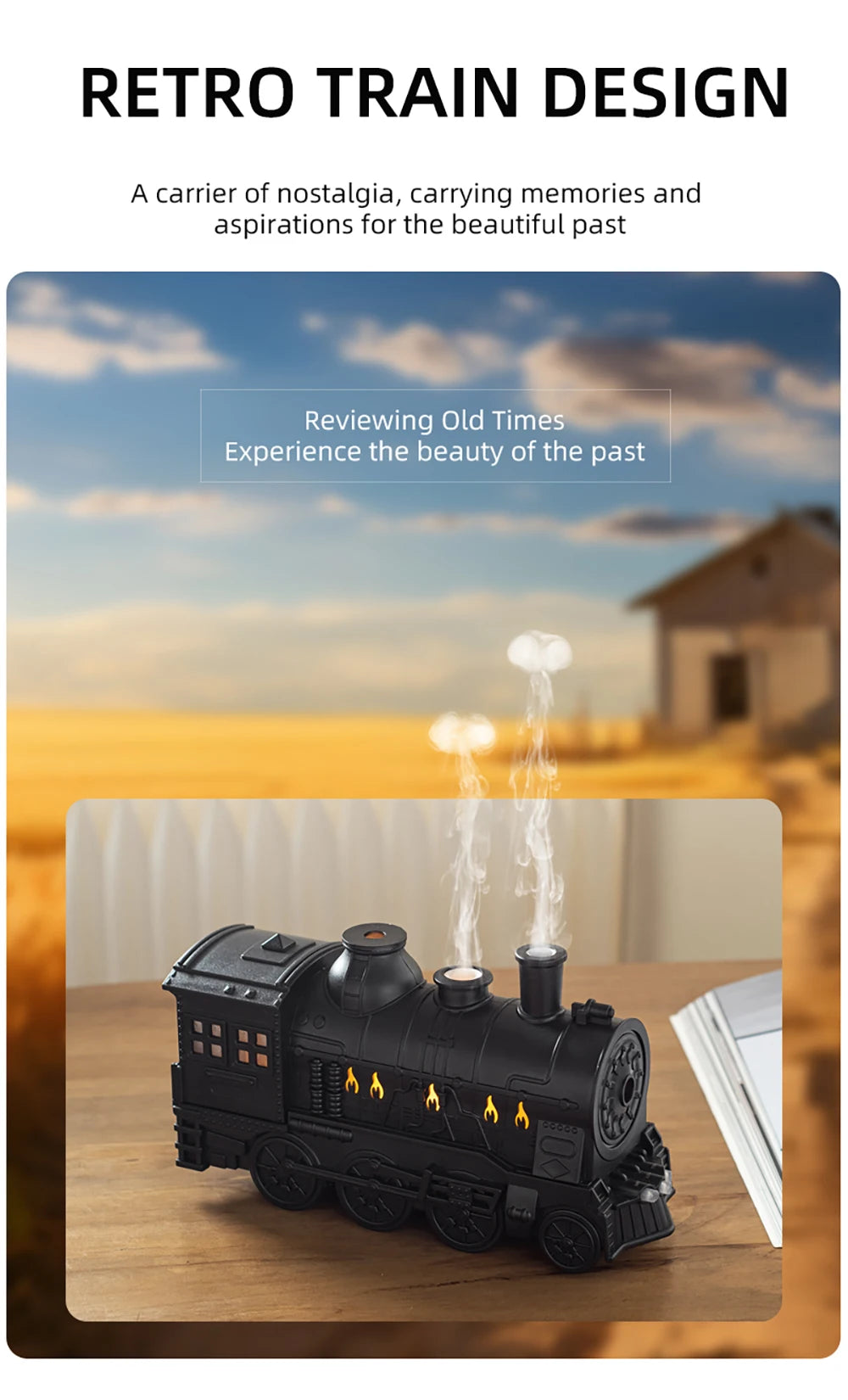 Train Shape Mini Aromatherapy Machine