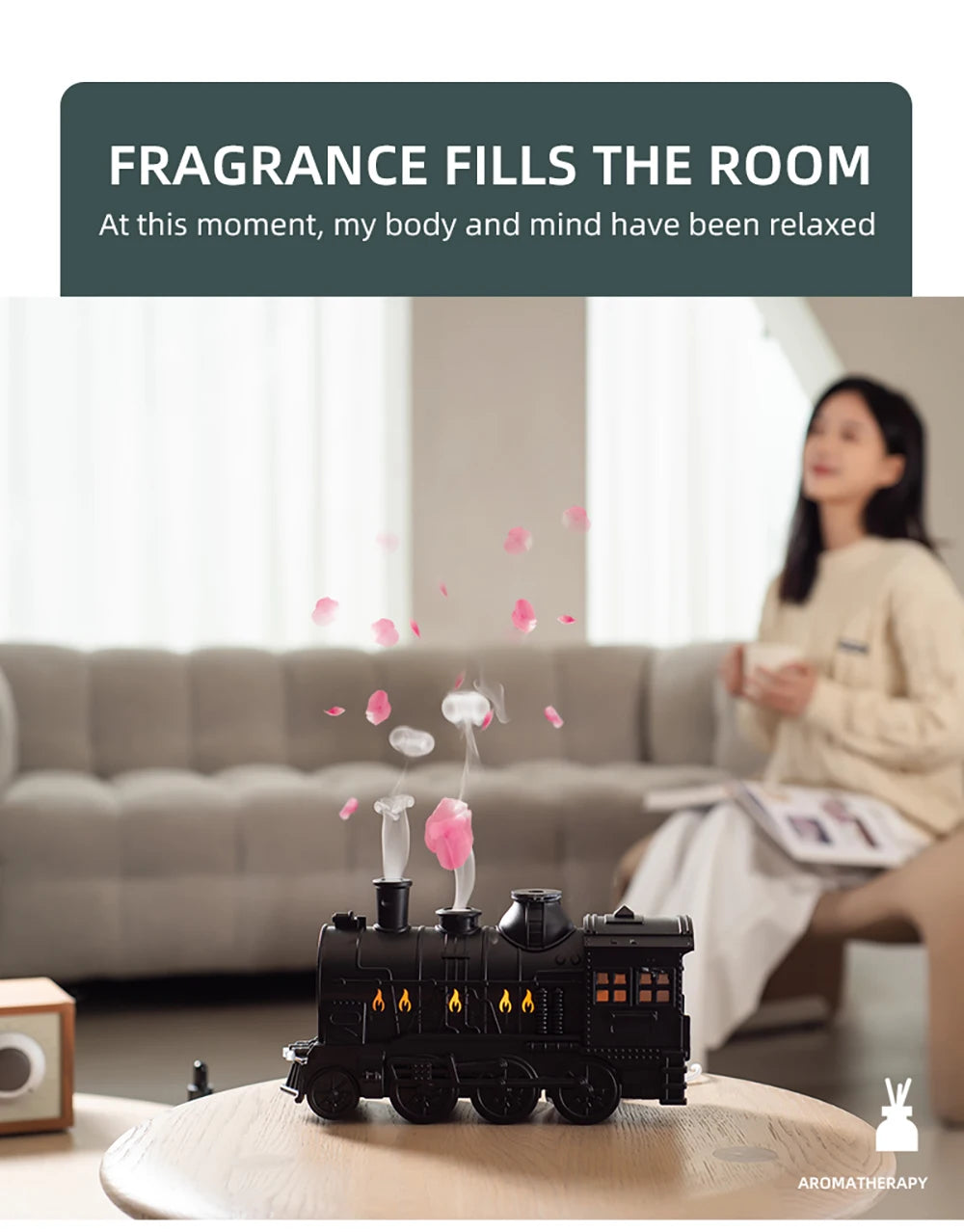 Train Shape Mini Aromatherapy Machine
