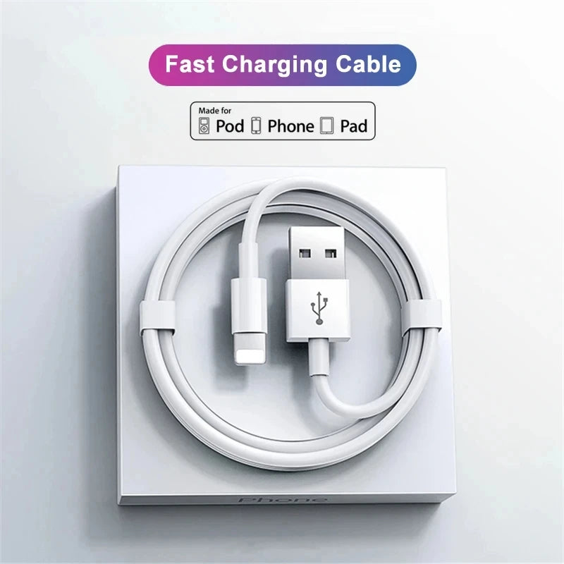 Original 30W USB Cable for Apple iPhone Fast Charging USB C to iOS Cable Charger