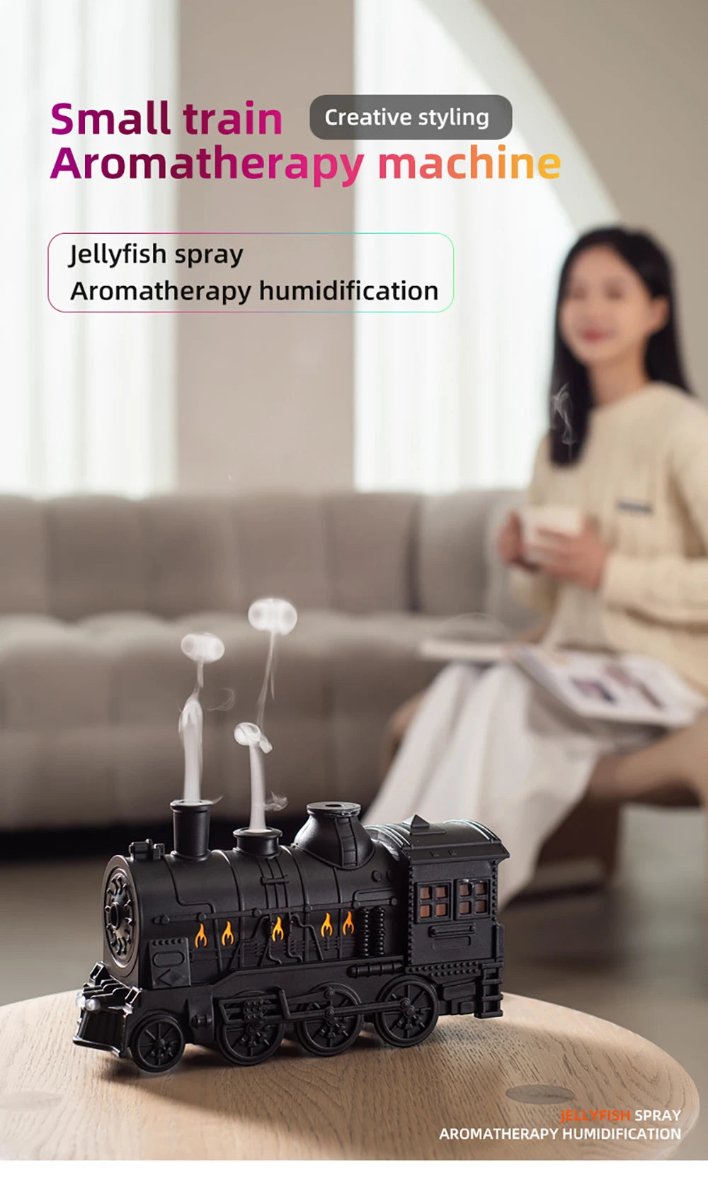 Train Shape Mini Aromatherapy Machine