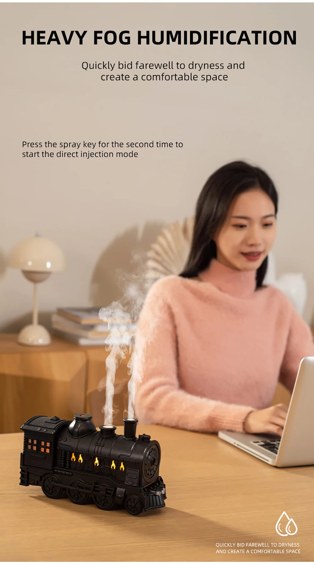Train Shape Mini Aromatherapy Machine