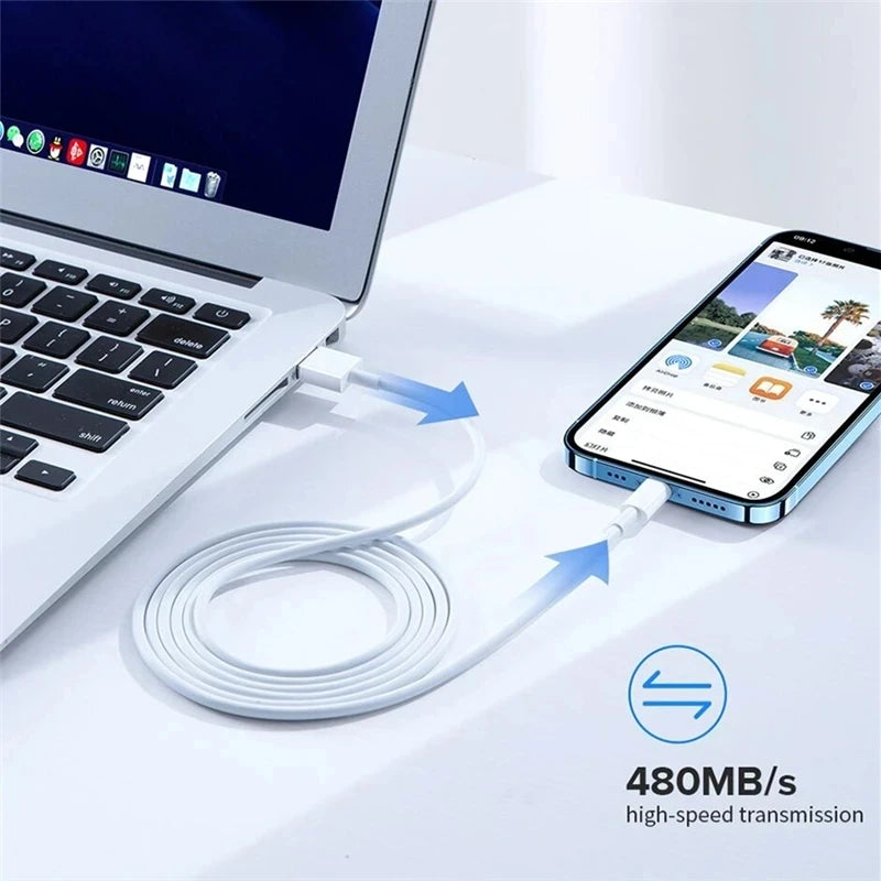 Original 30W USB Cable for Apple iPhone Fast Charging USB C to iOS Cable Charger
