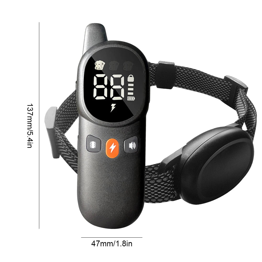 Electric Dog Training Collar – Waterproof E-Collar with Remote Control, Sound, Vibration, and Static Modes