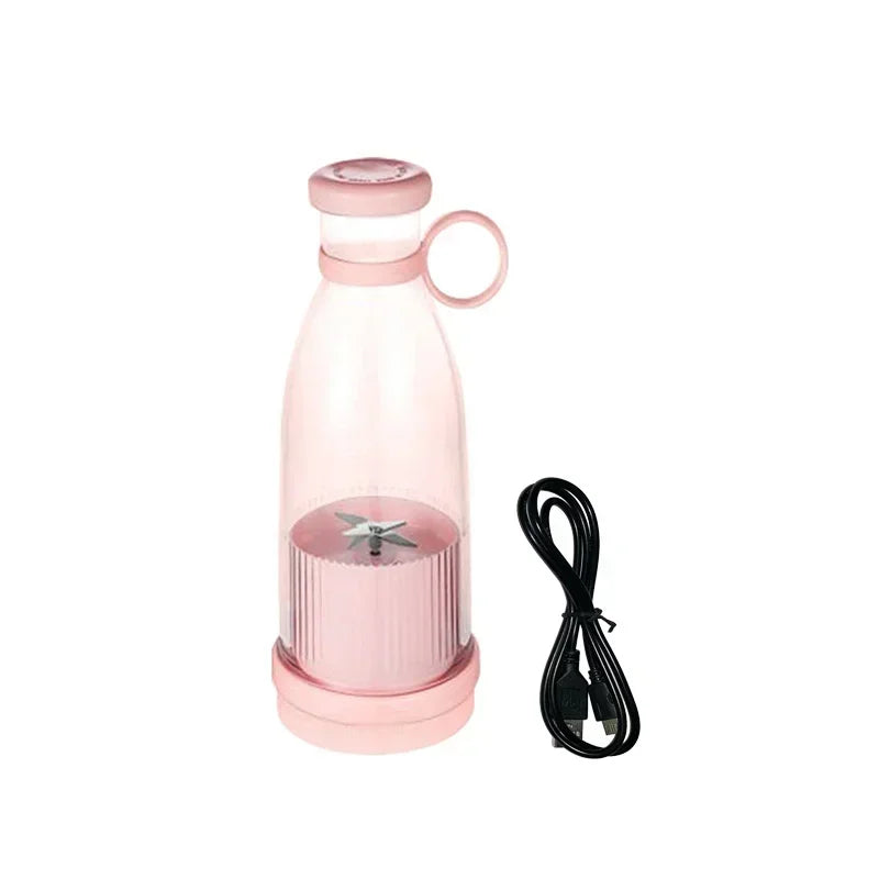 420ml Personal Portable Blender – USB Rechargeable Smoothie Maker with 6 Blades