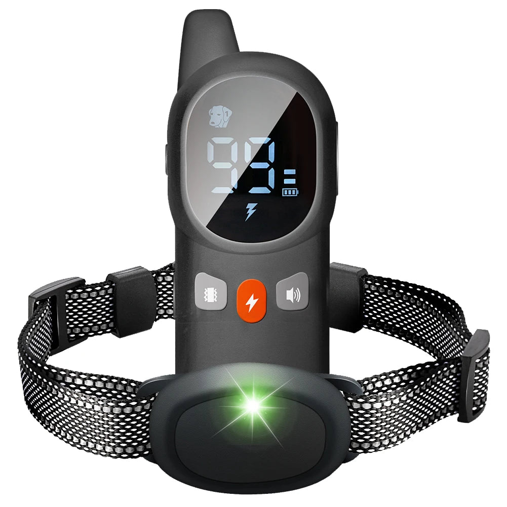 Electric Dog Training Collar – Waterproof E-Collar with Remote Control, Sound, Vibration, and Static Modes