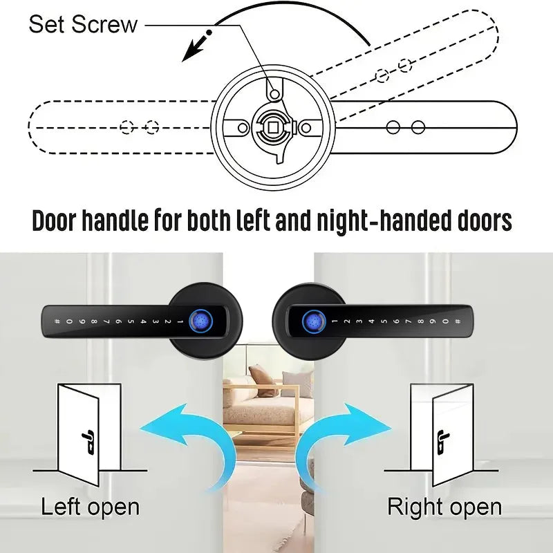 Tuya BLE Fingerprint Smart Door Lock