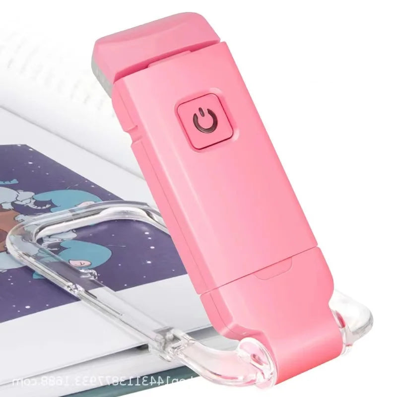 LED USB Rechargeable Book Light – Portable Clip Reading Lamp with Eye Protection