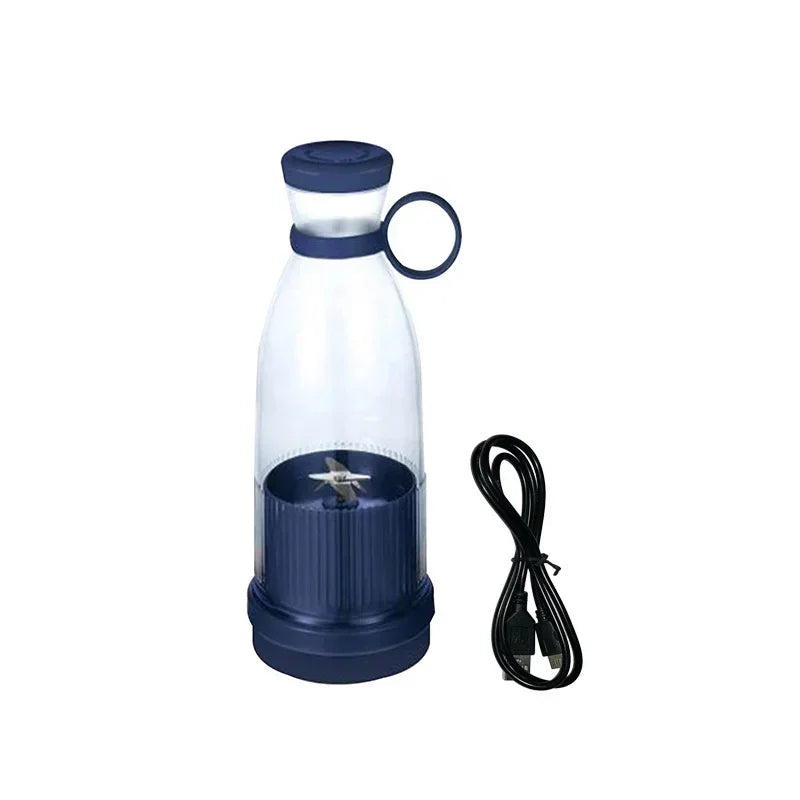 420ml Personal Portable Blender – USB Rechargeable Smoothie Maker with 6 Blades