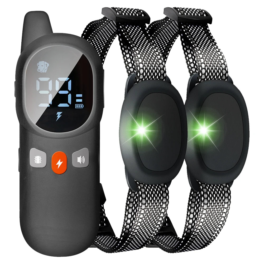 Electric Dog Training Collar – Waterproof E-Collar with Remote Control, Sound, Vibration, and Static Modes