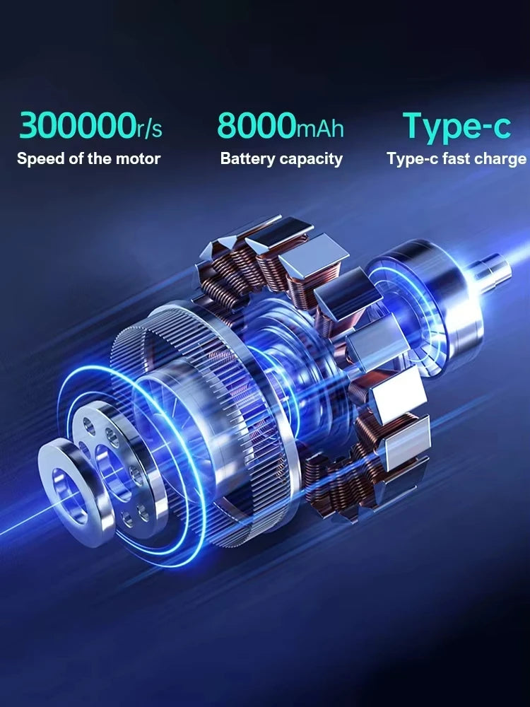 X9 Turbo Jet Fan – 300,000 RPM Brushless Air Blower & Vacuum Cleaner