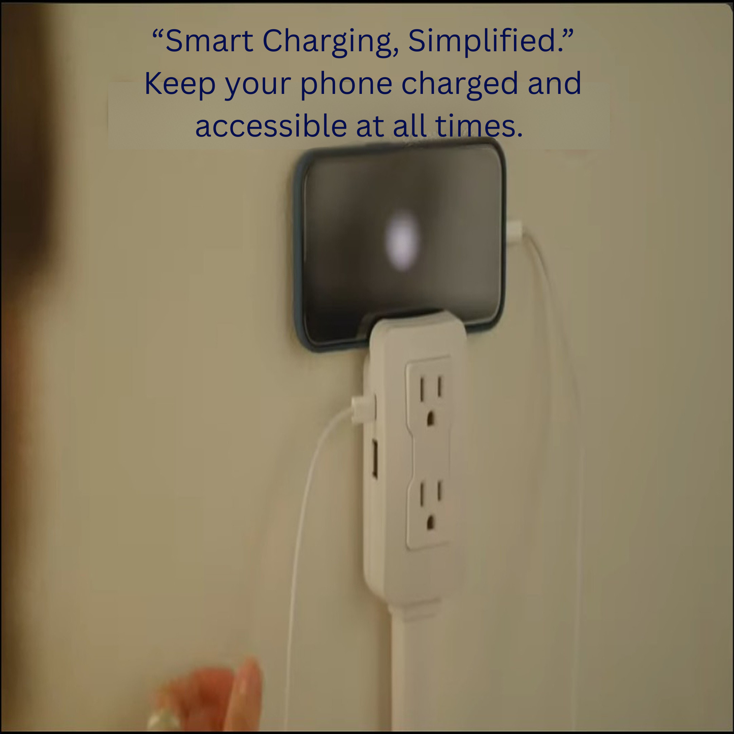 Electrical Outlet Extender 180° Rotating Adjustable Power Socket