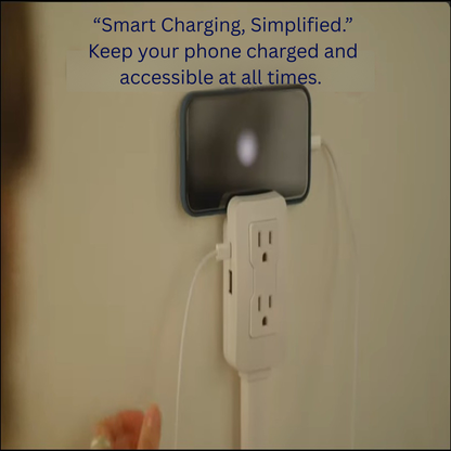 Electrical Outlet Extender 180° Rotating Adjustable Power Socket