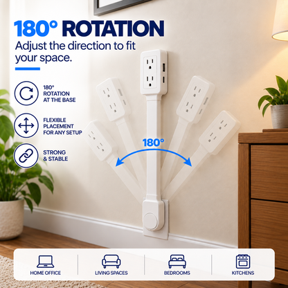 FlexCharge 180° Outlet Extender