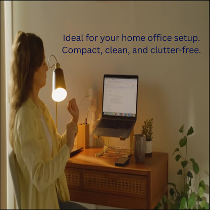 Electrical Outlet Extender 180° Rotating Adjustable Power Socket