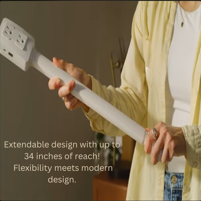 Electrical Outlet Extender 180° Rotating Adjustable Power Socket