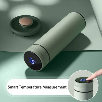 500ml Temperature Display Thermos Cup – Stainless Steel Vacuum Insulated Bottle