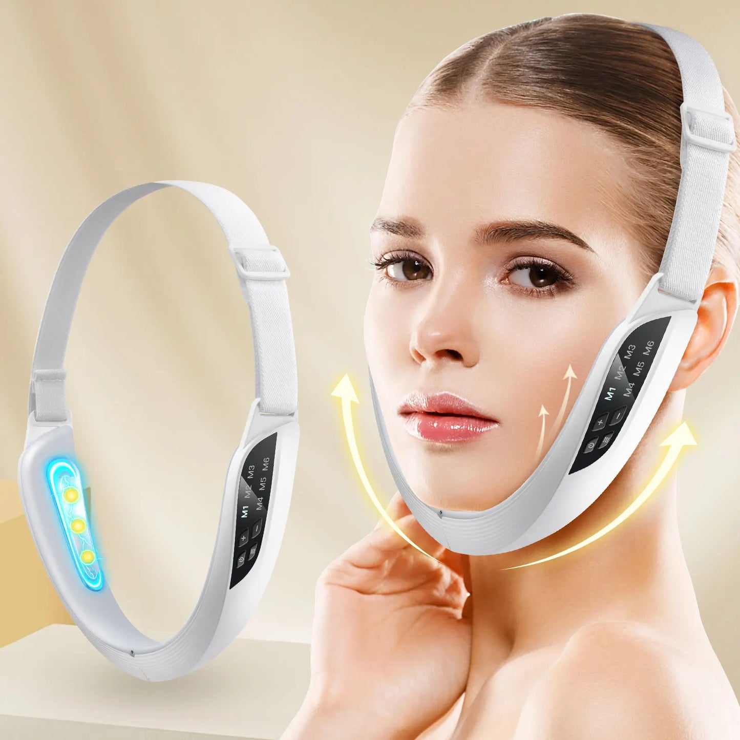 Electric V Face Lifting Beauty Device – EMS Microcurrent Facial Massager