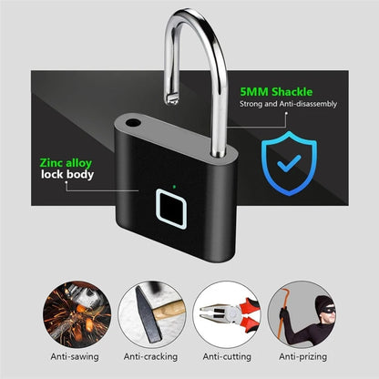 Keyless Smart Fingerprint Padlock – Secure, Modern, and Effortless Access