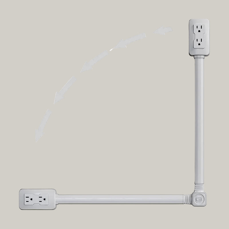 Electrical Outlet Extender 180° Rotating Adjustable Power Socket