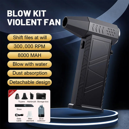 X9 Turbo Jet Fan – 300,000 RPM Brushless Air Blower & Vacuum Cleaner