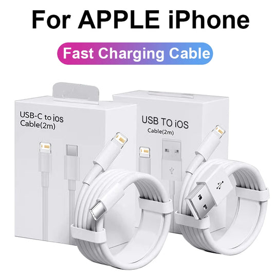 Original 30W USB Cable for Apple iPhone Fast Charging USB C to iOS Cable Charger